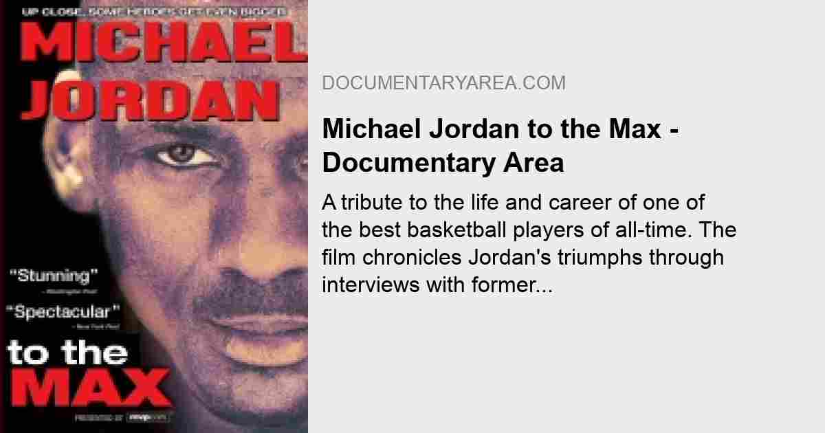 Emptiness Think ahead shut Michael Jordan to the Max - Watch Free Online